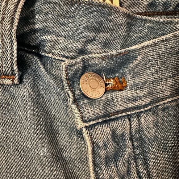 Madewell Low Slung Straight Jeans Light Wash NWT Size 29 Button Fly‎ - Picture 6 of 10